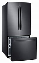 Image result for samsung black stainless fridge