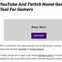 Image result for Twitch Username Generator