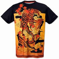 Image result for Tiger Print Men's Shirt