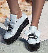 Image result for White Platform Sneakers Women