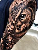 Image result for Owl Tattoos for Men