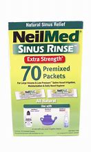 Image result for Neilmed Pharmaceuticals - Sinus Rinse Extra Strength - 70 Premixed Packets
