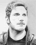 Image result for Chris Pratt Self Portrait Drawing