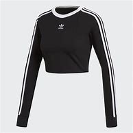 Image result for Adidas Original Tri-Fold Long Sleeve Crop Top