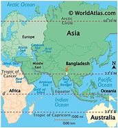 Image result for Bangladesh Capital On World Map