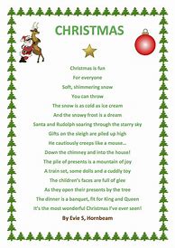 Image result for Children's Christmas Poems