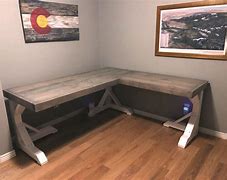 Image result for How to Build a Wooden Office Desk