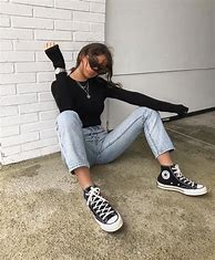 Image result for Converses and Champion Hoodie Outfit