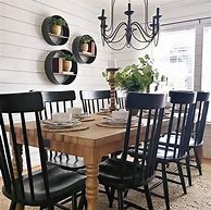 Image result for Farmhouse Decorating Ideas for Round Dining Room Table