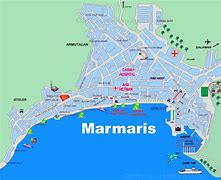 Image result for Marmaris Haritasi