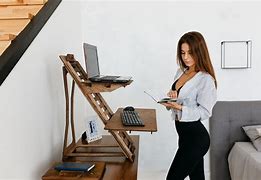 Image result for Rustic Stand Up Desk