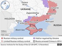 Image result for Ukraine Crimea War Map