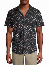 Image result for Floral Print Button Up Shirt