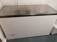 Image result for Black Stainless Steel Chest Freezer