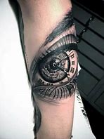 Image result for Eye Clock Tattoo
