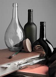 Image result for Painting Wine Bottles for Halloween
