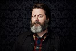 Image result for Nick Offerman with Beanie