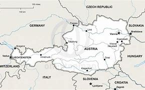 Image result for Austria Outline