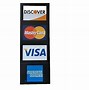 Image result for Visa MasterCard American Express Discover Network