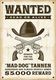 Image result for Western Wanted Poster Vector