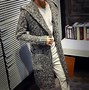 Image result for Men's Long Cardigan Sweater