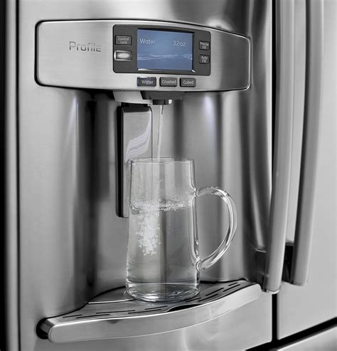 GE Refrigerator Profile Series Measures Water for You   Appliance Video