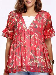 Image result for Peasant Blouse Plus Size Women