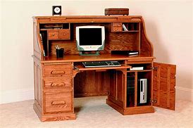 Image result for Roll Top Desk with Pull Out