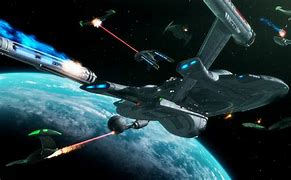 Image result for USS Enterprise Star Trek Fight