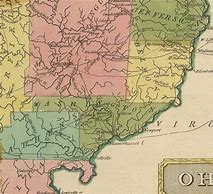 Image result for Map of the State of Ohio by Rufus Putnam