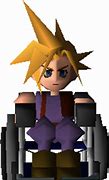 Image result for Cloud in Wheelchair FF7