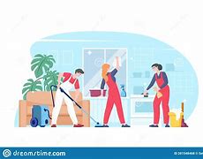Image result for Cleaning Crew Cartoon