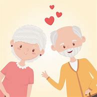 Image result for Old Couple Cartoon