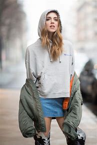 Image result for Woman in Hoodies Street