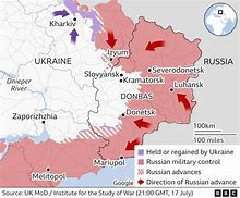 Image result for Map of Current Operations in the Russia Ukraine War