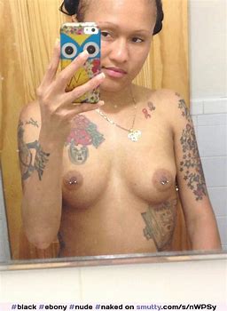 black ebony nude naked selfie amateur yellowbon