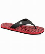 Image result for adidas slippers red