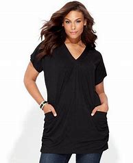 Image result for Plus Size Black Tunic Tops