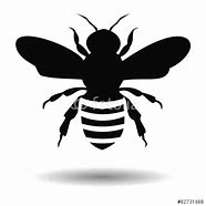 Image result for Simple Bee Silhouette