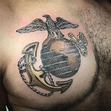 Image result for Tribal Marine Tattoo