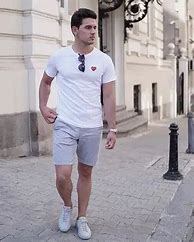 Image result for Grey Shirt with Shorts