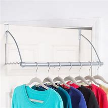 Image result for Plastic Over the Door Clothes Hanger