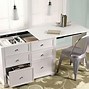 Image result for Small Desk with Storage Drawers