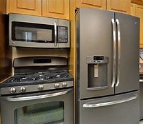 Image result for GE Black Slate Appliances