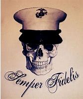 Image result for Marine Corps Skull Tattoos
