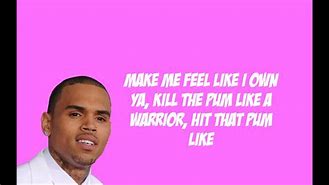 Image result for Beat It Chris Brown Lyrics