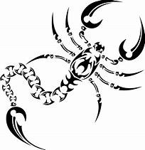 Image result for Simple Scorpion Stencil