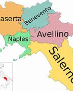 Image result for Salerno Campania Italy Province Map