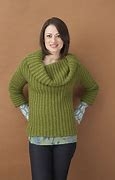 Image result for Hunter Green Cowl Neck Sweater