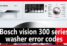 Image result for Bosch Washer Error Codes